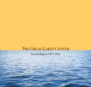 cover of PDF Great Lakes Center Annual Report 2013-2014