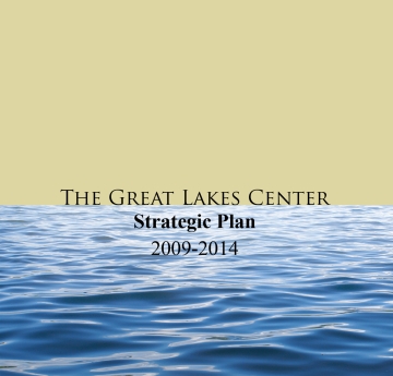 cover of PDF Great Lakes Center Strategic Plan 2009-2014