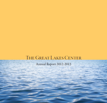 cover of PDF Great Lakes Center Annual Report 2012-2013