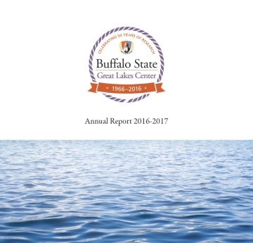 cover of PDF Great Lakes Center Annual Report 2016-2017