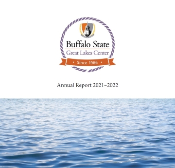 cover of GLC Annual Report 2022-2023 with GLC logo and picture of water with ripples