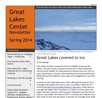 cover of PDF Great Lakes Newsletter Spring 2014