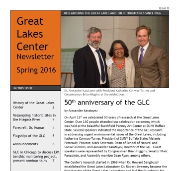 cover of PDF Great Lakes Newsletter Spring 2016