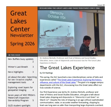 cover of PDF Great Lakes Newsletter Spring 2026