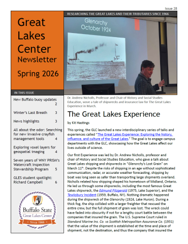 cover of PDF Great Lakes Newsletter Spring 2026