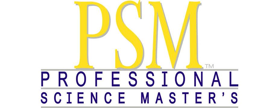 logo text: PSM Professional Science Master's